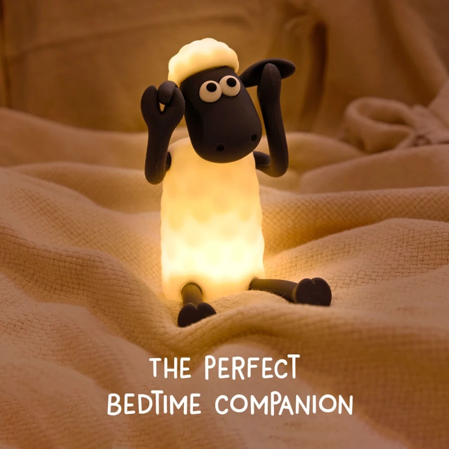 Lampka nocna BARANEK SHAUN Ciepła biel/RGB ze ściemniaczem / Eggy&Friends