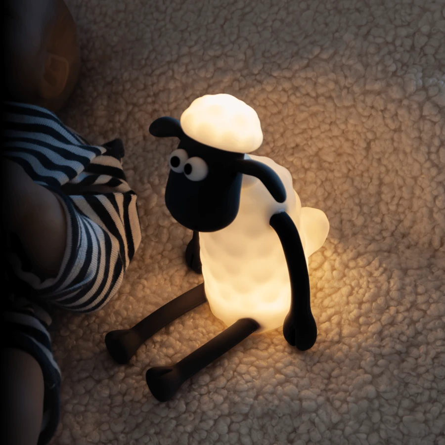 Lampka nocna BARANEK SHAUN Ciepła biel/RGB ze ściemniaczem / Eggy&Friends
