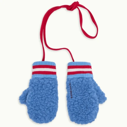 Dziecięce rękawiczki z wełny merino - ice blue / Happymess