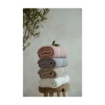 Kocyk ze 100% wełny merino cream Pearl - premium collection / My Memi