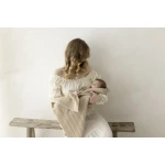 Kocyk ze 100% wełny merino warm beige Fjord - premium collection / My Memi