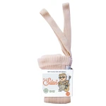 Rajstopki bawełniane ze stopkami Hippy Footed - Silky Peach / Silly Silas