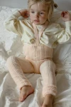 Rajstopki bez stopek Granny Teddy Footless - Silky Peach / Silly Silas