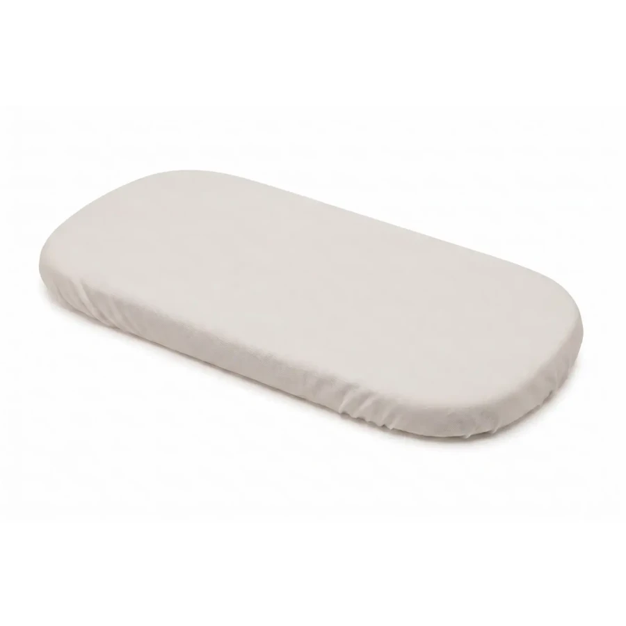 Prześcieradło do gondoli z bawełny organicznej - light beige / My Memi