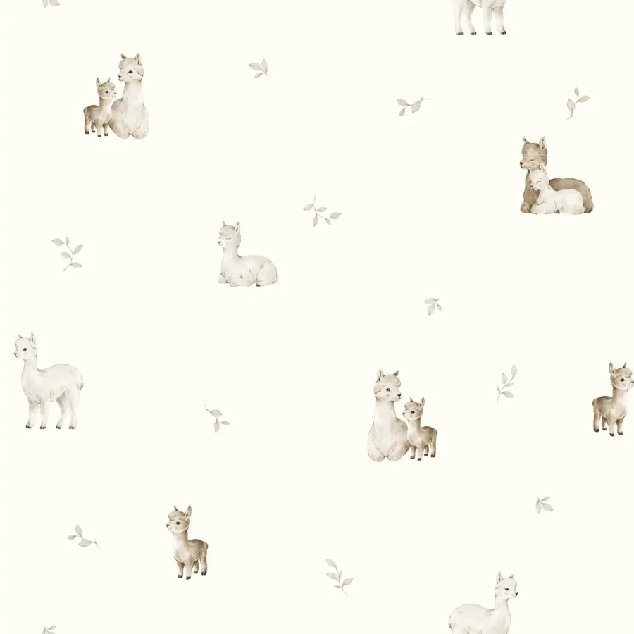 Prześcieradło do gondoli z bawełny organicznej - alpacas / My Memi