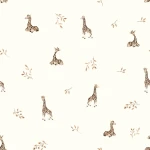 Prześcieradło z bawełny organicznej do dostawki 60x90 - giraffes / My Memi
