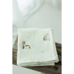 4-pak pieluszek muślinowych z bawełny organicznej 35x35 - alpacas / My Memi
