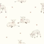 4-pak pieluszek muślinowych z bawełny organicznej 35x35 - little sheeps / My Memi