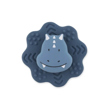 Silikonowa zabawka spinner z przyssawką - Triceratops / Trixie