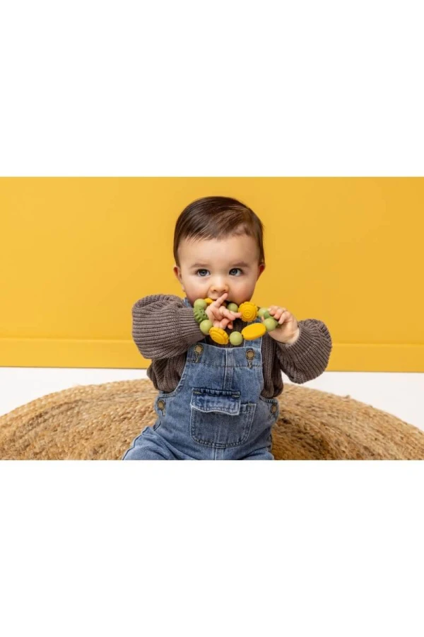Silikonowa bransoletka gryzak - Dinozaur i Lew / Trixie