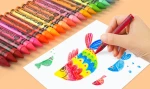 Kredki świecowe dla dzieci, zmywalne, 36 kolorów, 2+ / Jarmelo