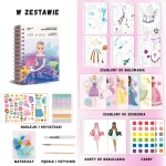 Zeszyt Kreatywny, Magiczne Wróżki - Wbijanie, Diamenciki, Farby, Naklejki, 1000+ elementów, 3+ / Jarmelo