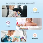 Kreatywna książeczka do malowania palcami, motyw leśny, 12 gąbek, 3+ / Jarmelo
