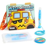 Kolorowanka wodna wielorazowa z naklejkami - Pojazdy, 3+ / Jarmelo