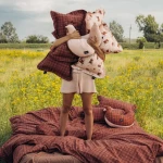 Kura Babci Dany Velvet Bawełna - MOO MEADOW PLAID / La Millou