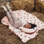 Kura Babci Dany Velvet Bawełna - MOO MEADOW PLAID / La Millou