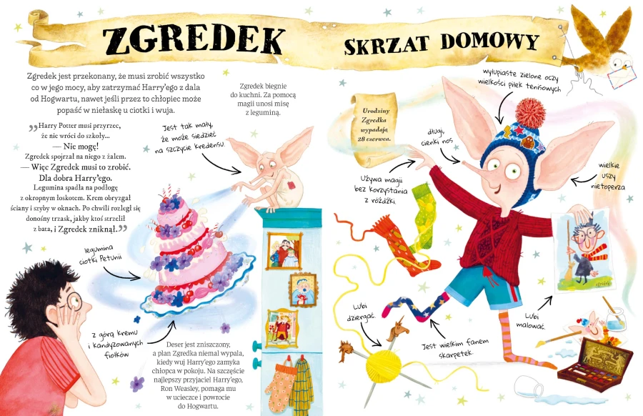 Mały potterownik. Zgredek. Przewodnik po serii Harry Potter. / Media Rodzina