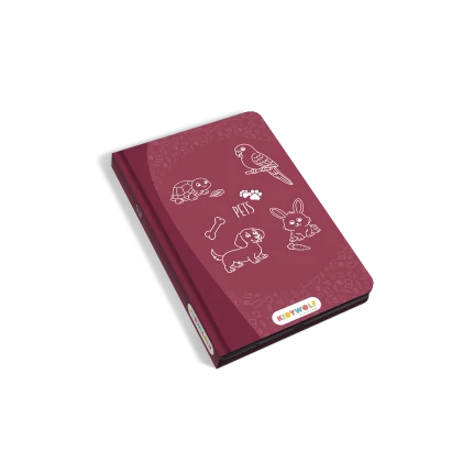 Tablet graficzny z szablonami do rysowania KIDYDRAW-MINI - pets / Kidywolf