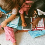 Tablet graficzny z szablonami do rysowania KIDYDRAW-MINI - pets / Kidywolf