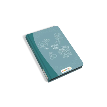 Tablet graficzny z szablonami do rysowania KIDYDRAW-MINI - My little market / Kidywolf
