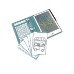 Tablet graficzny z szablonami do rysowania KIDYDRAW-MINI - My little market / Kidywolf