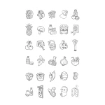 Tablet graficzny z szablonami do rysowania KIDYDRAW-MINI - My little market / Kidywolf