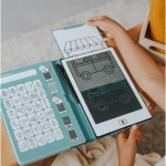 Tablet graficzny z szablonami do rysowania KIDYDRAW-MINI - My little market / Kidywolf