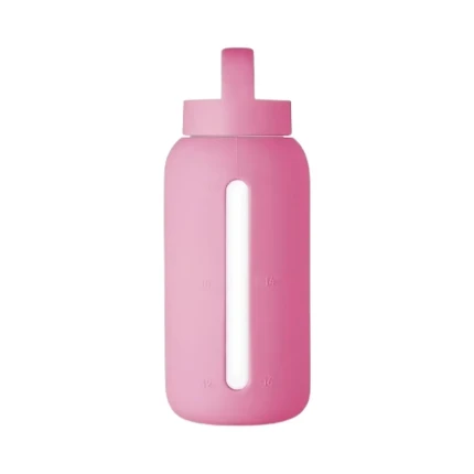 Szklana butelka Daily Bottle, 720 ml - Flamingo Pink / Muuki