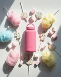 Szklana butelka Daily Bottle, 720 ml - Flamingo Pink / Muuki