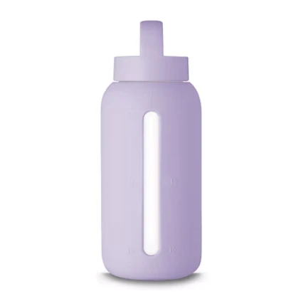 Szklana butelka Daily Bottle, 720 ml - Pastel Lilac / Muuki