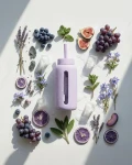 Szklana butelka Daily Bottle, 720 ml - Pastel Lilac / Muuki