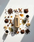 Szklana butelka Daily Bottle, 720 ml - Milk Coffee / Muuki