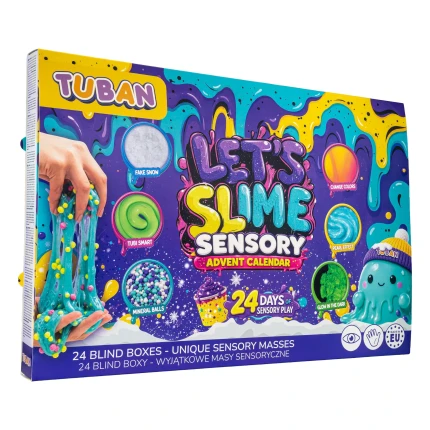 Let's Slime - sensoryczny kalendarz adwentowy / Tuban