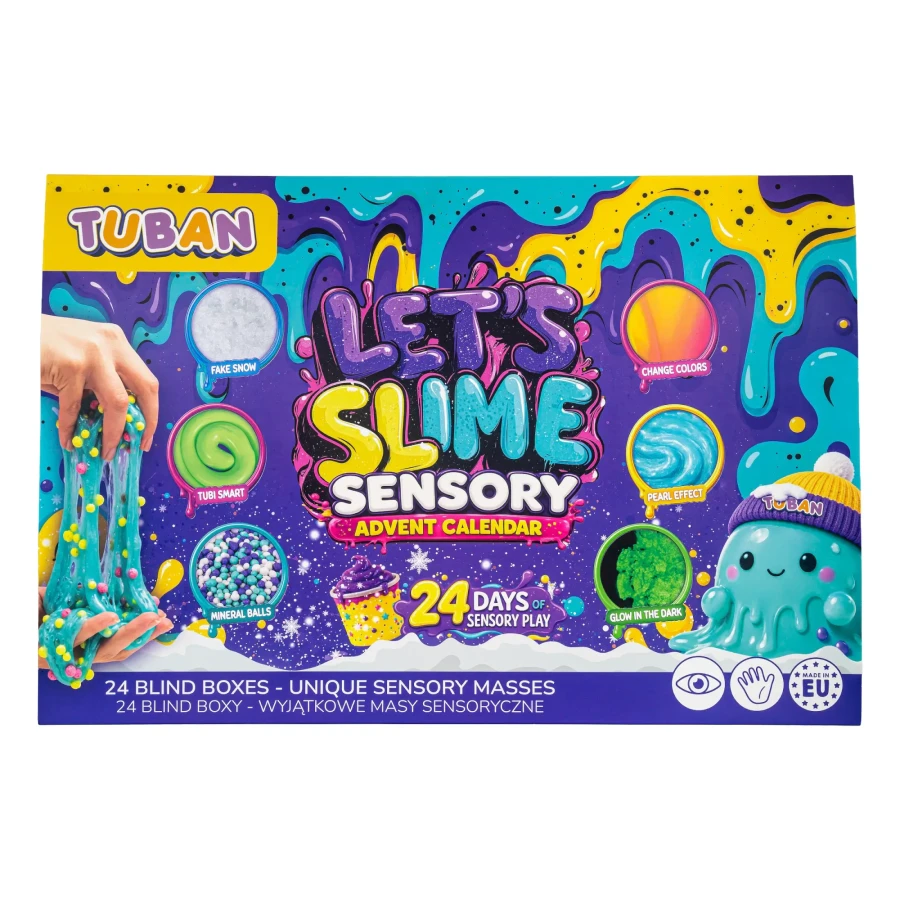 Let's Slime - sensoryczny kalendarz adwentowy / Tuban