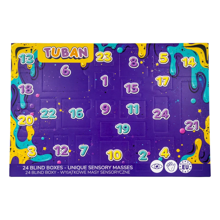 Let's Slime - sensoryczny kalendarz adwentowy / Tuban