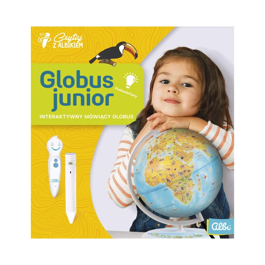 Interaktywny Globus junior 4+ / Czytaj z Albikiem