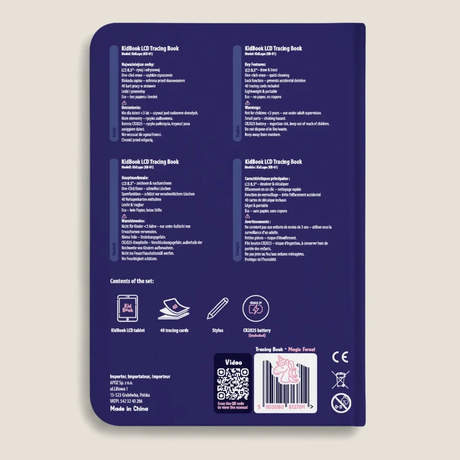 Tablet graficzny KidBook - Magic Forest / Kidinex
