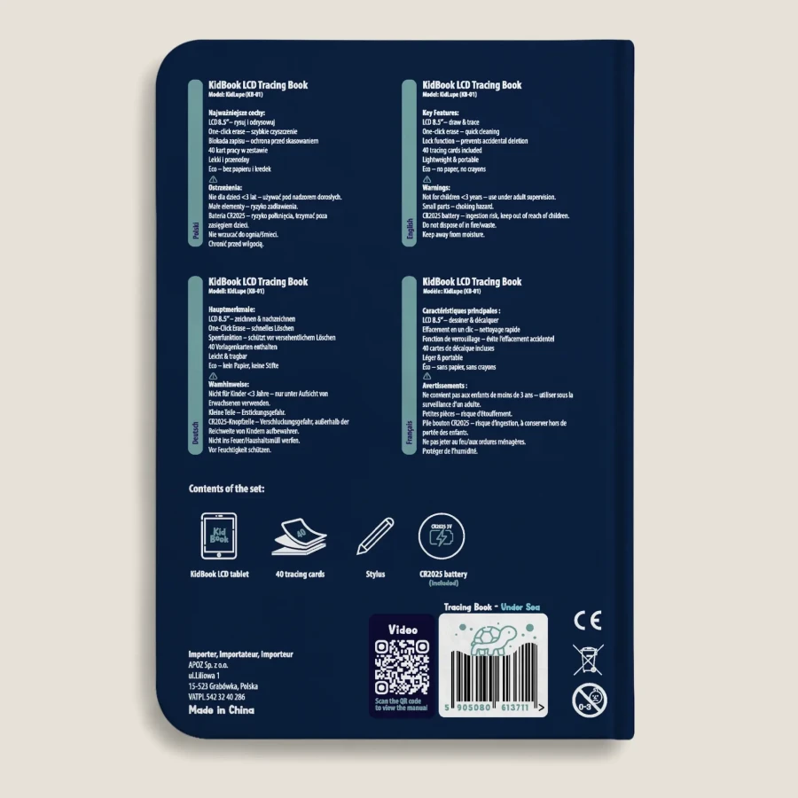 Tablet graficzny KidBook - UnderSea / Kidinex
