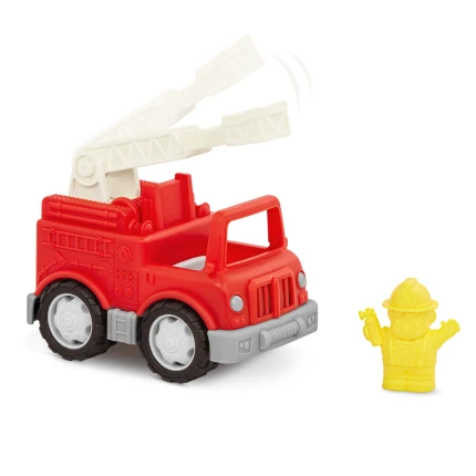WÓZ STRAŻACKI z kierowcą Strażakiem - Little FIRE TRUCK, Wonder Wheels / Battat