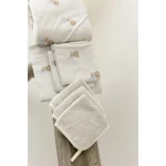 4-pak pieluszek muślinowych z bawełny organicznej 35x35 - teddy / My Memi