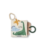 Miękka książeczka sensoryczna Fey - Dino Roar, Dove blue / Liewood