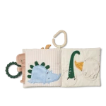Miękka książeczka sensoryczna Fey - Dino Roar, Dove blue / Liewood
