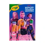 Kolorowanka dla dzieci z naklejkami KPop Demon Hunters 6+ / Crayola