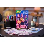 Kolorowanka dla dzieci z naklejkami KPop Demon Hunters 6+ / Crayola