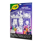 Zamszowa kolorowanka dla dzieci z flamastrami Super Tips KPop Demon Hunters 6+ / Crayola