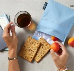 Torebka na przekąski Snack'n'Go - Azul grisáceo / Roll'eat 
