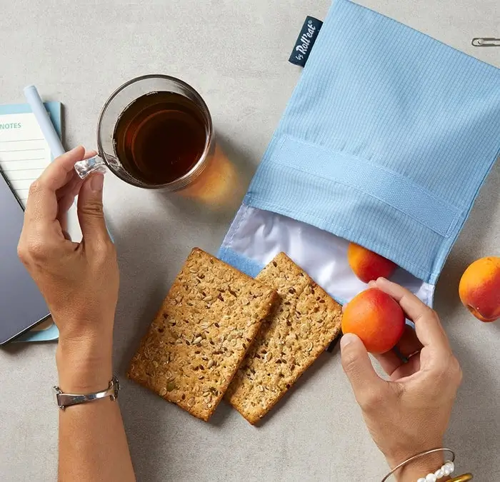Torebka na przekąski Snack'n'Go - Azul grisáceo / Roll'eat 