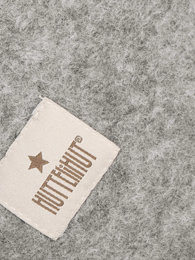 Kominiarka z uszkami królika - Medium Grey Melange / HUTTEliHUT