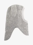 Kominiarka z uszkami królika - Medium Grey Melange / HUTTEliHUT