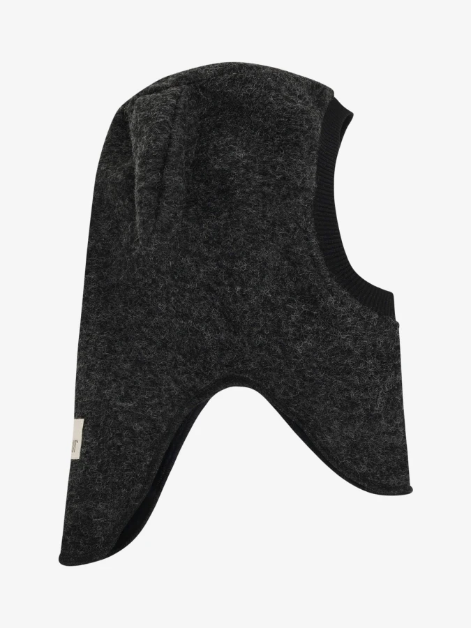 Kominiarka z uszkami królika - Dark Grey Melange / HUTTEliHUT